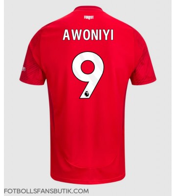 Nottingham Forest Taiwo Awoniyi #9 Replika Hemmatröja 2024-25 Kortärmad